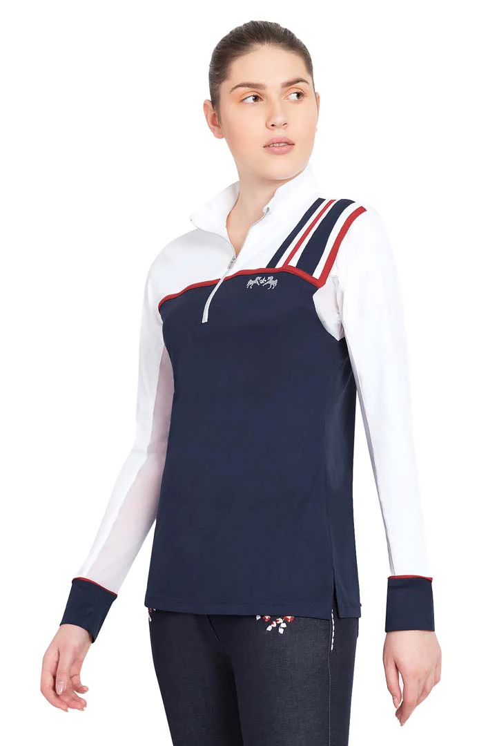 Equine Couture Ladies Nicole EquiCool Long Sleeve Sport Shirt - Image 38