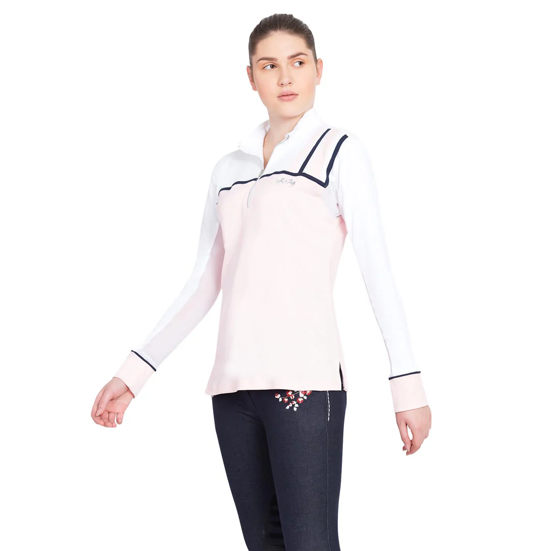 Equine Couture Ladies Nicole EquiCool Long Sleeve Sport Shirt - Image 4