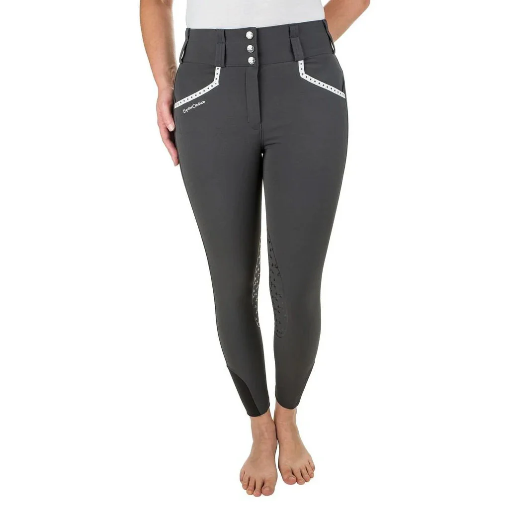 Equine Couture Ladies Nicole Knee Patch Breech - Image 2
