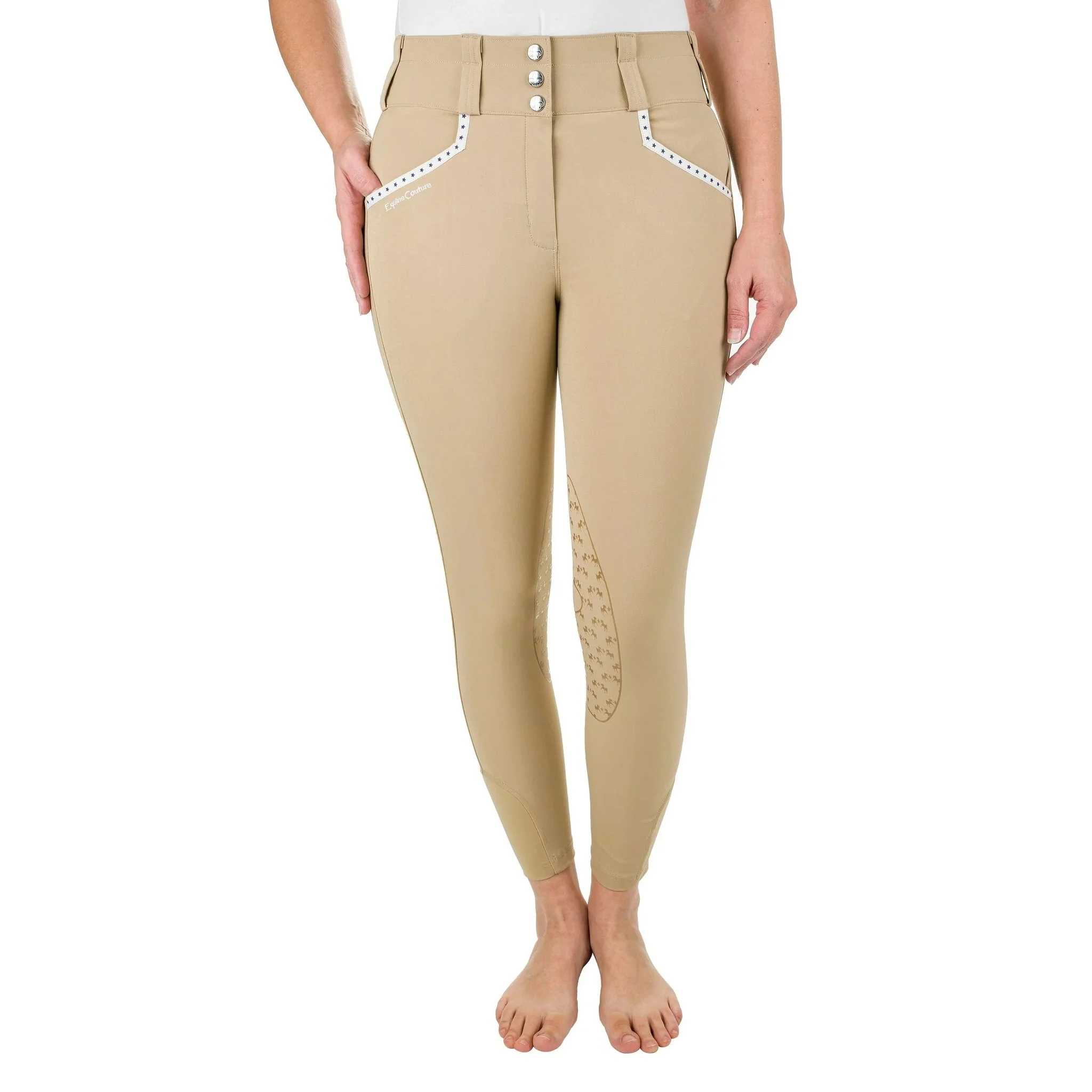 Equine Couture Ladies Nicole Knee Patch Breech - Image 5