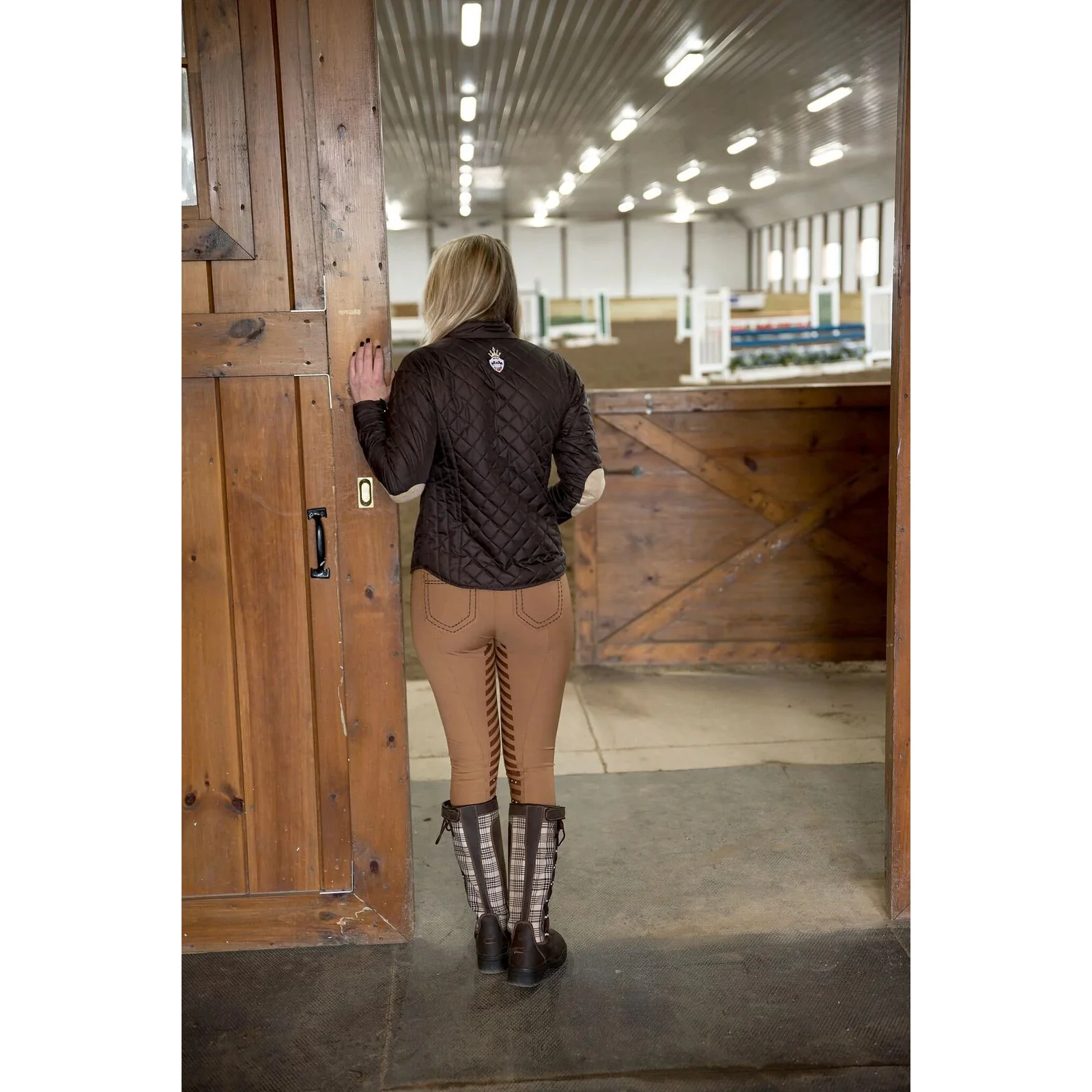 Equine Couture Ladies Nora Extended Knee Patch Breeches - Image 10