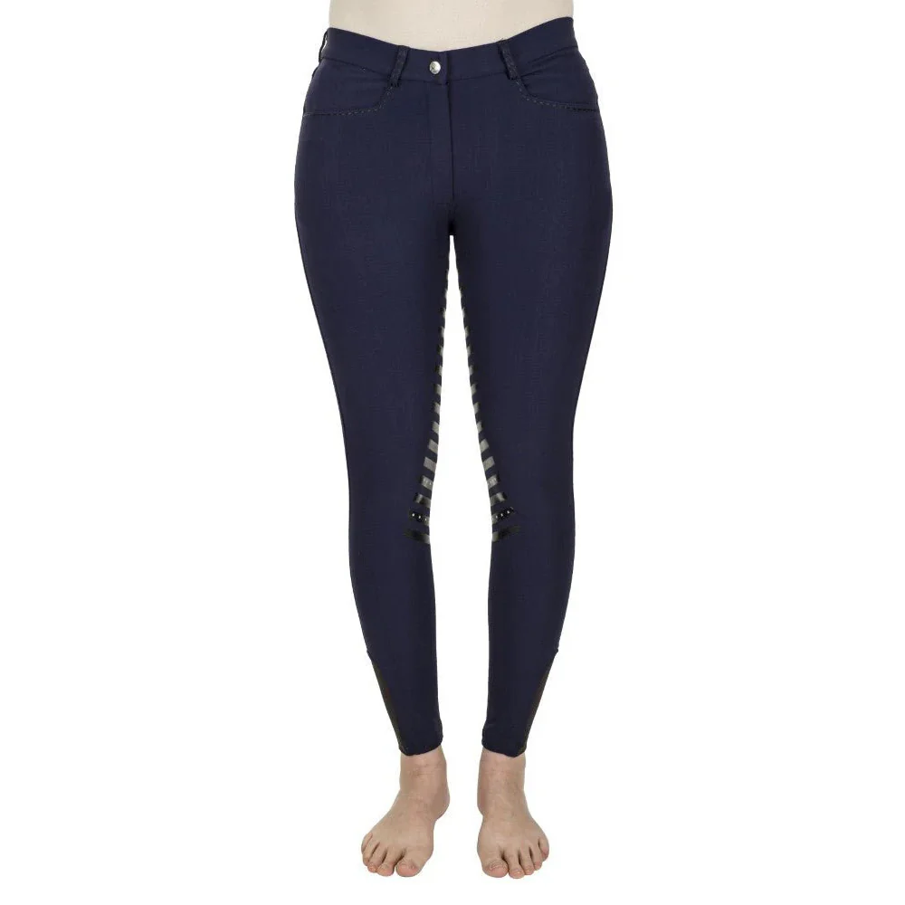 Equine Couture Ladies Nora Extended Knee Patch Breeches - Image 5