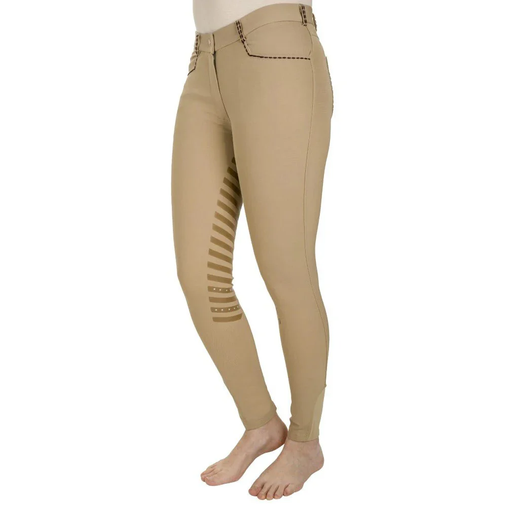 Equine Couture Ladies Nora Extended Knee Patch Breeches - Image 7