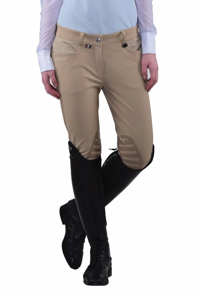 Equine Couture Ladies Oslo Silicone Knee Patch Breeches - Image 11