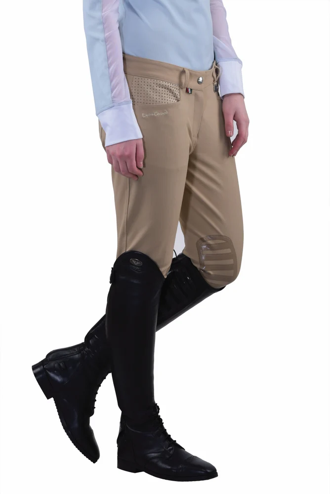Equine Couture Ladies Oslo Silicone Knee Patch Breeches - Image 12