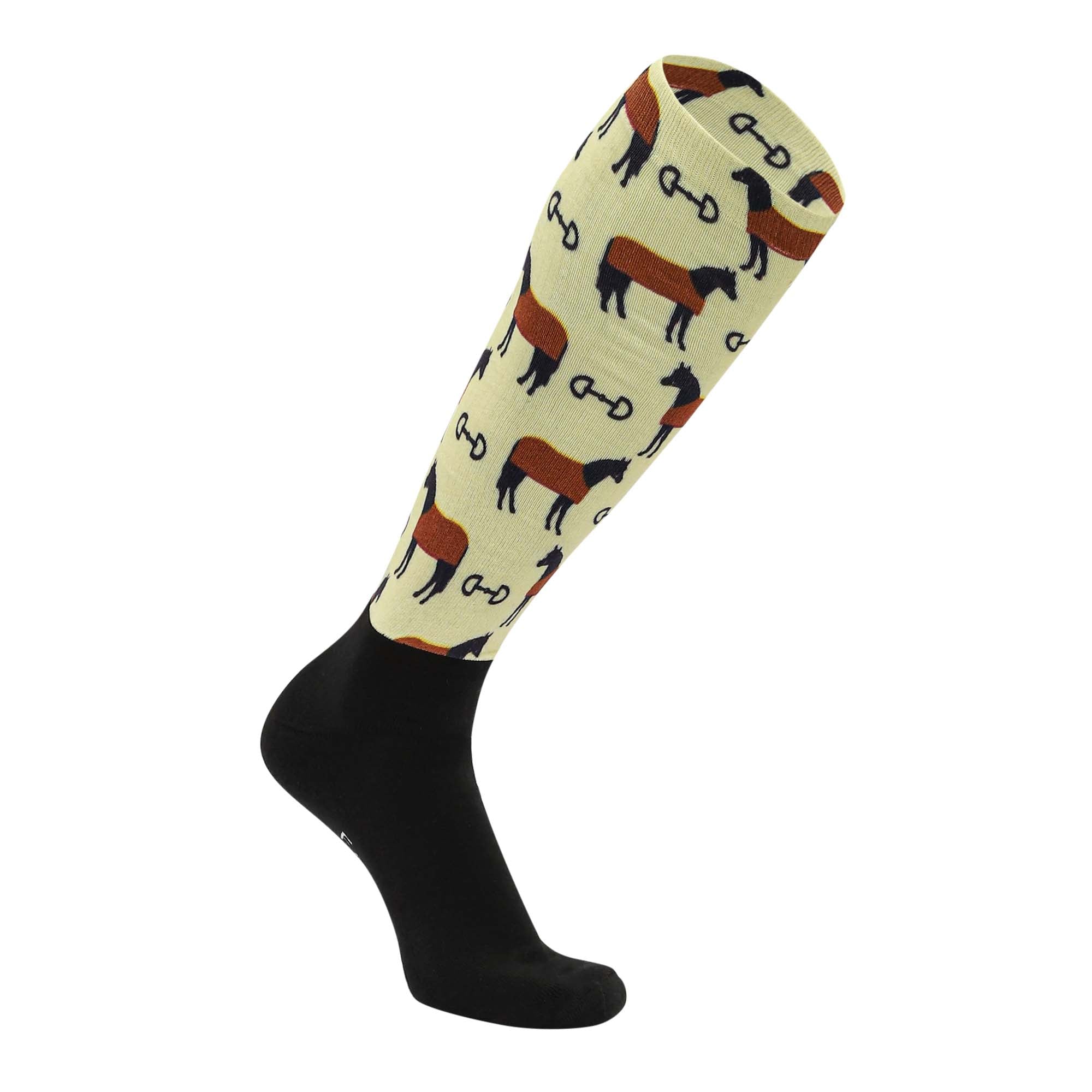 Equine Couture Ladies OTC Boot Socks- Autumn Vibes - Image 2