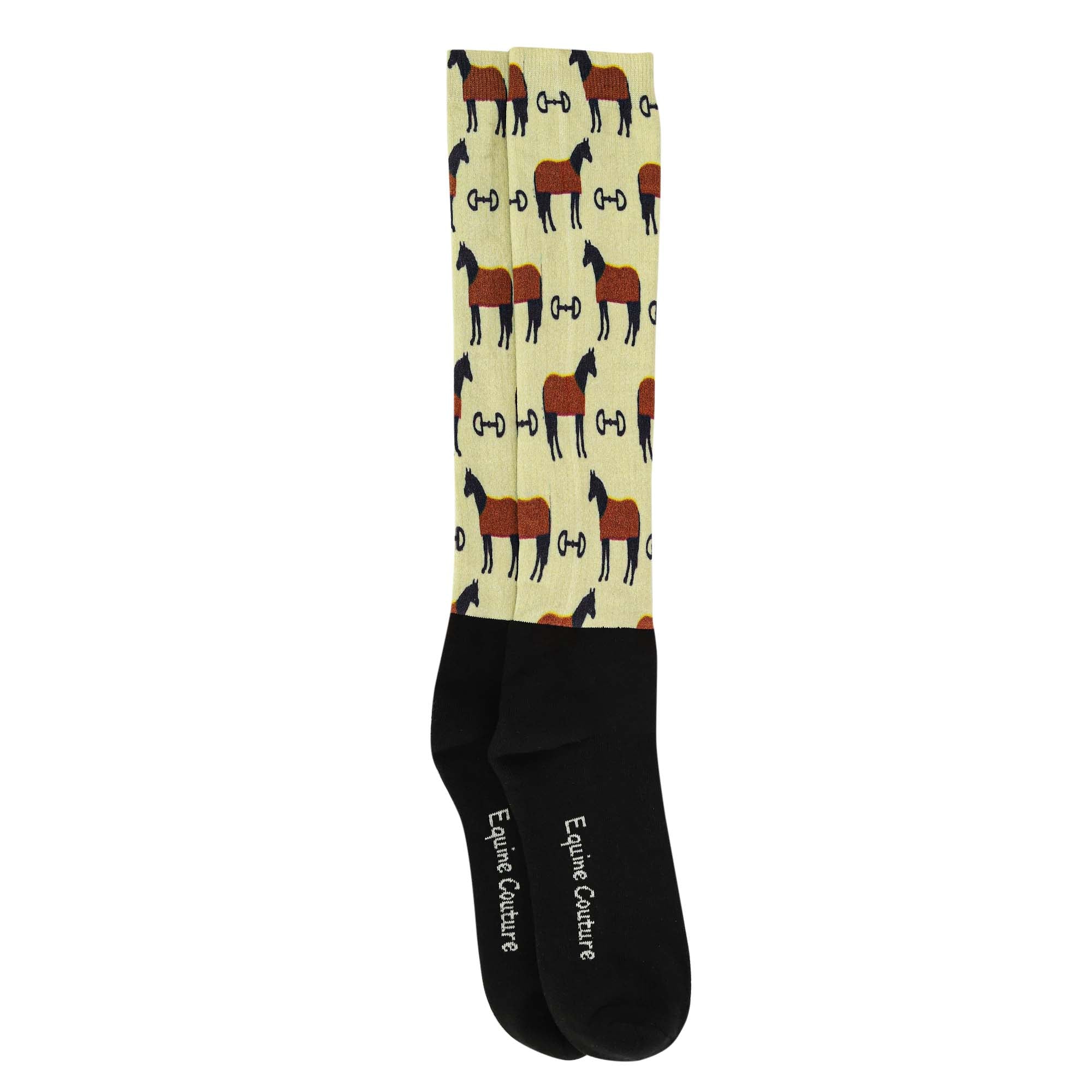 Equine Couture Ladies OTC Boot Socks- Autumn Vibes - Image 4