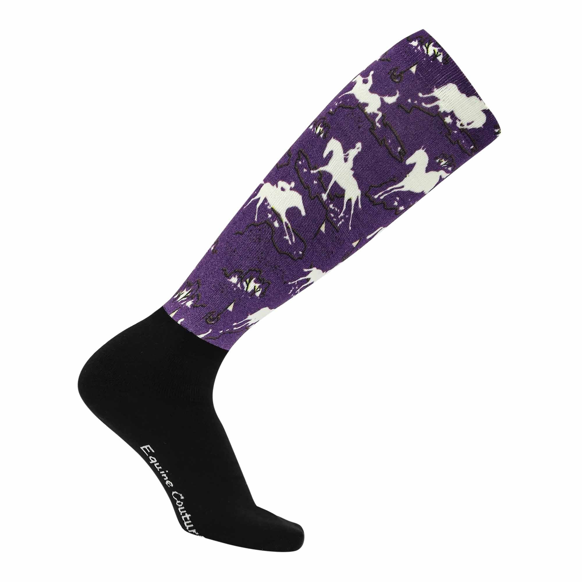 Equine Couture Ladies OTC Boot Socks- Cross Country Phase - Image 5