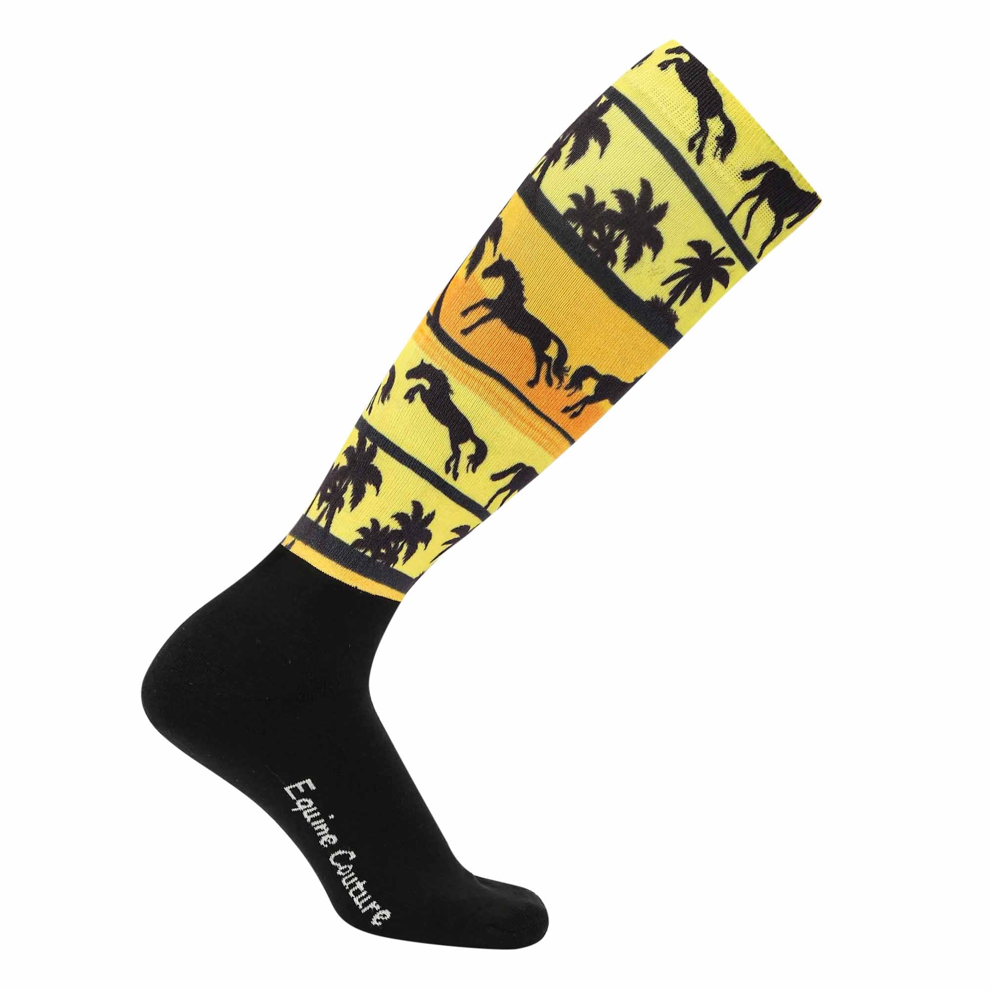 Equine Couture Ladies OTC Boot Socks- Ocala Sunrise - Image 5