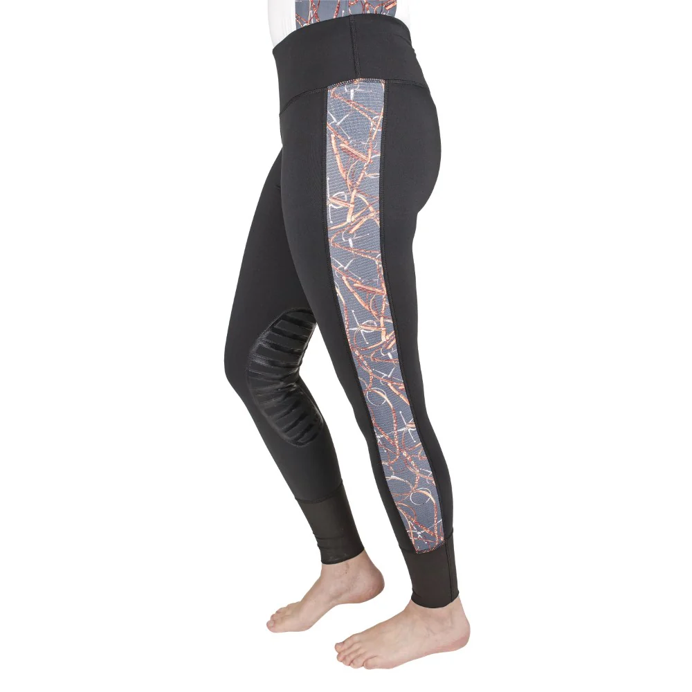 Equine Couture Ladies Snaffle Bits Tights - Image 5