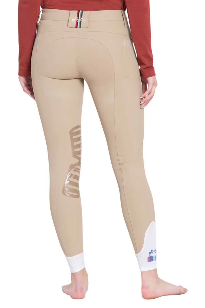 Equine Couture Ladies Sarah Silicone Knee Patch Breeches - Image 19