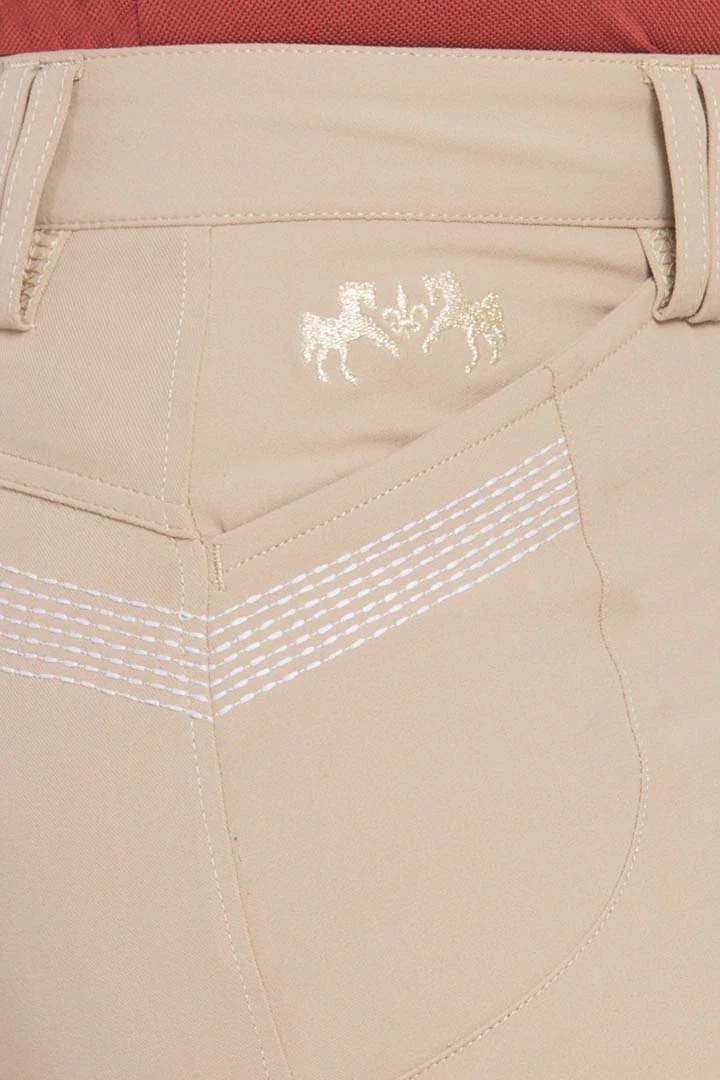Equine Couture Ladies Sarah Silicone Knee Patch Breeches - Image 21