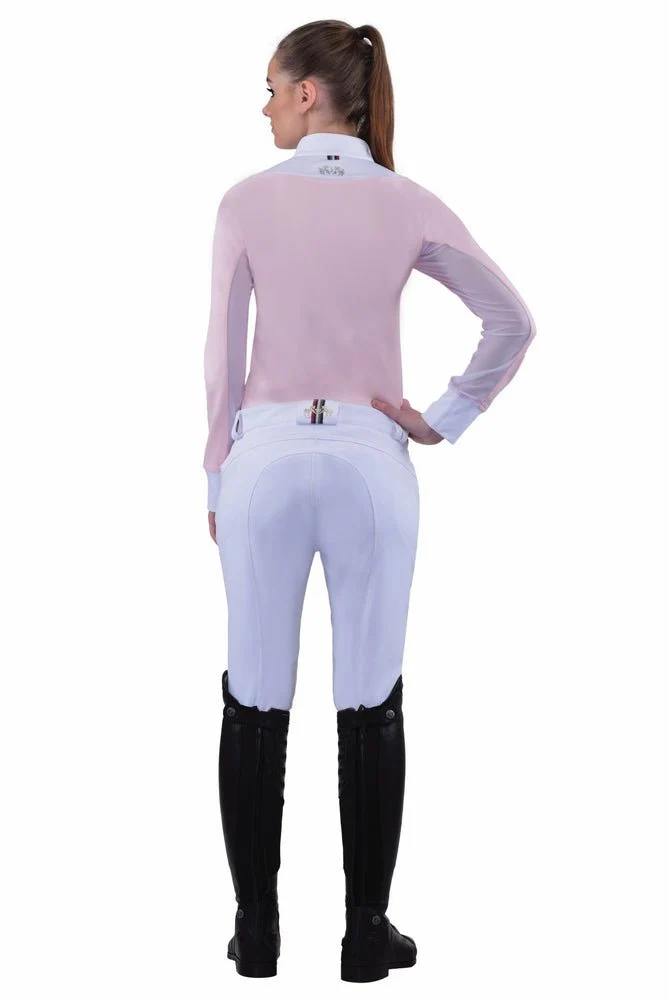 Equine Couture Ladies Sarah Silicone Knee Patch Breeches - Image 5