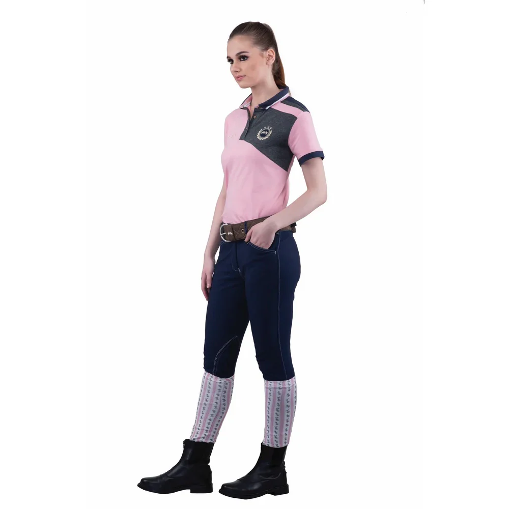Equine Couture Ladies Sportif Natasha Knee Patch Breeches - Image 4