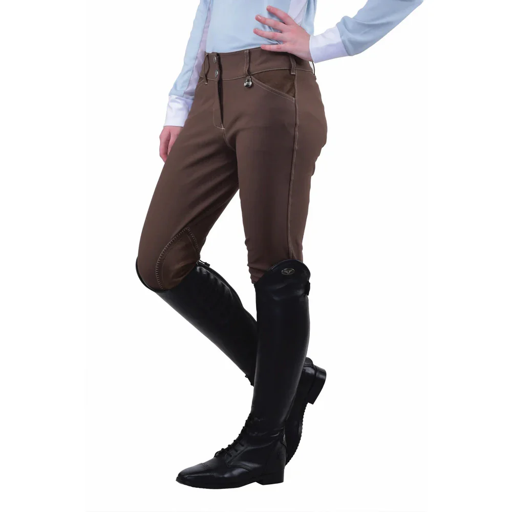 Equine Couture Ladies Sportif Natasha Knee Patch Breeches - Image 9