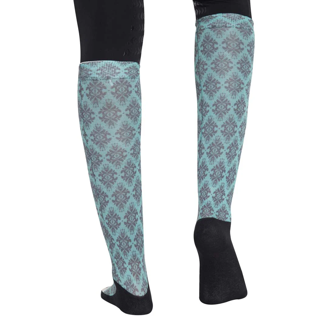 Equine Couture Ladies Tara Technical Padded Knee Hi Boot Socks - Image 4