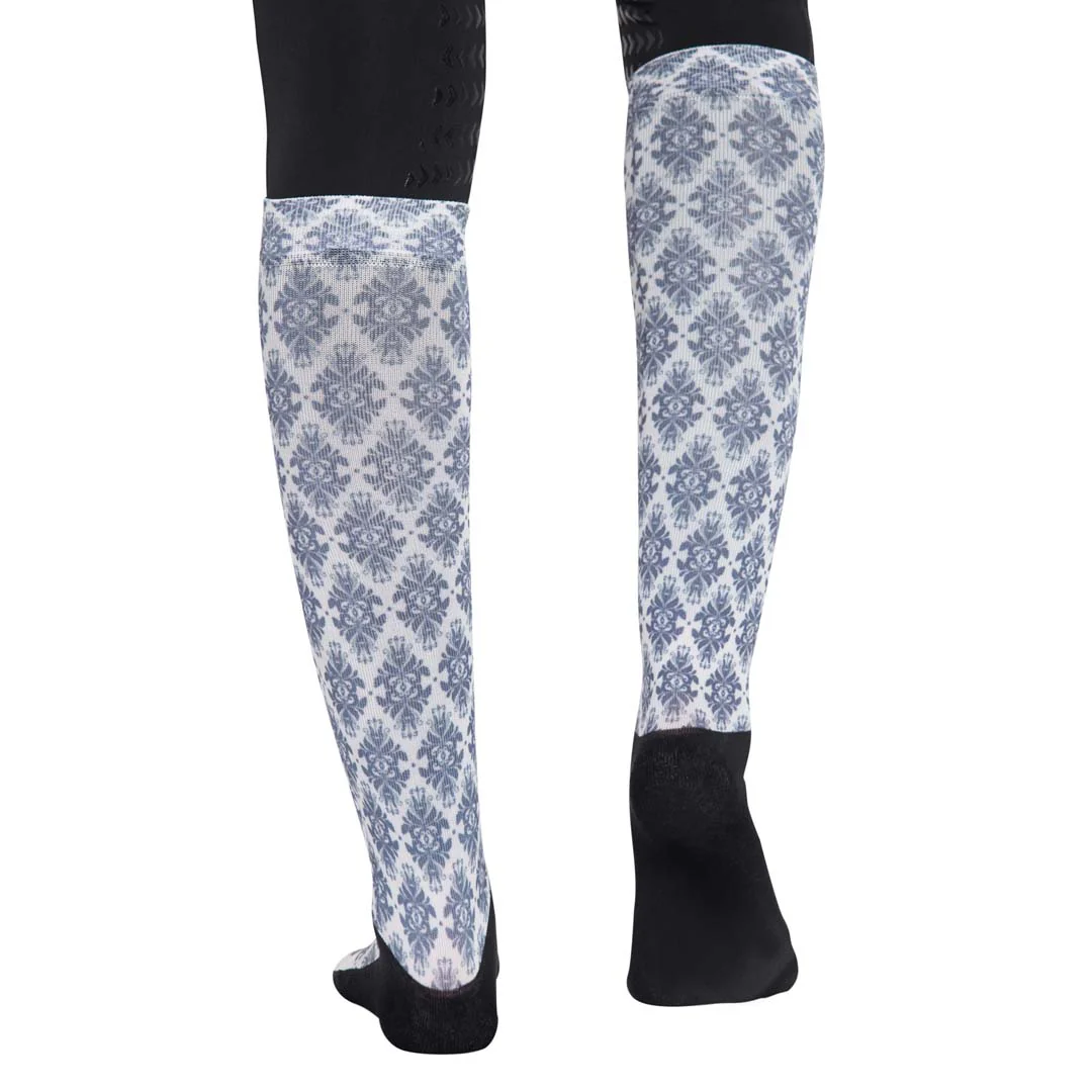 Equine Couture Ladies Tara Technical Padded Knee Hi Boot Socks - Image 8