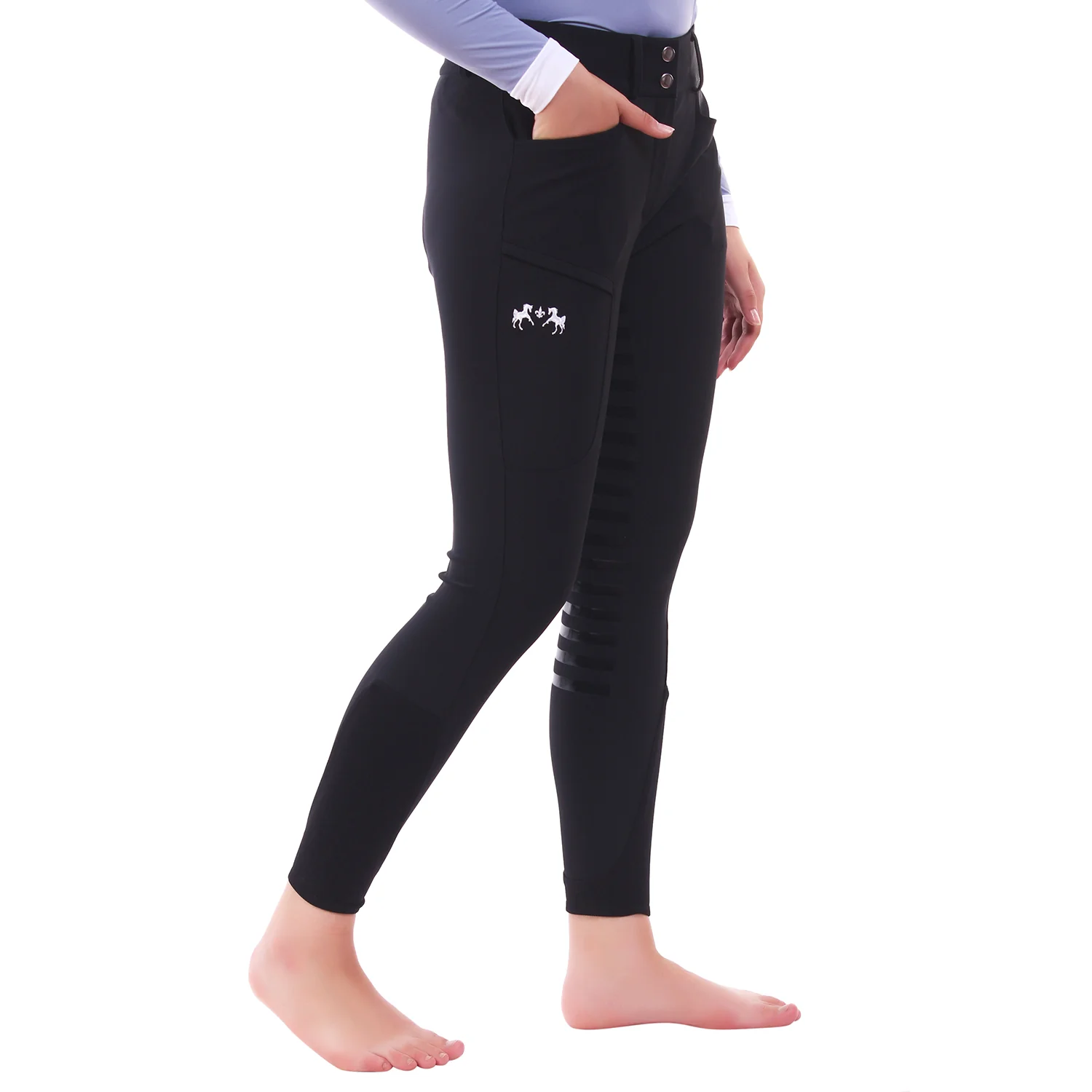 Equine Couture Ladies Techno Extended Knee Patch Breeches - Image 12