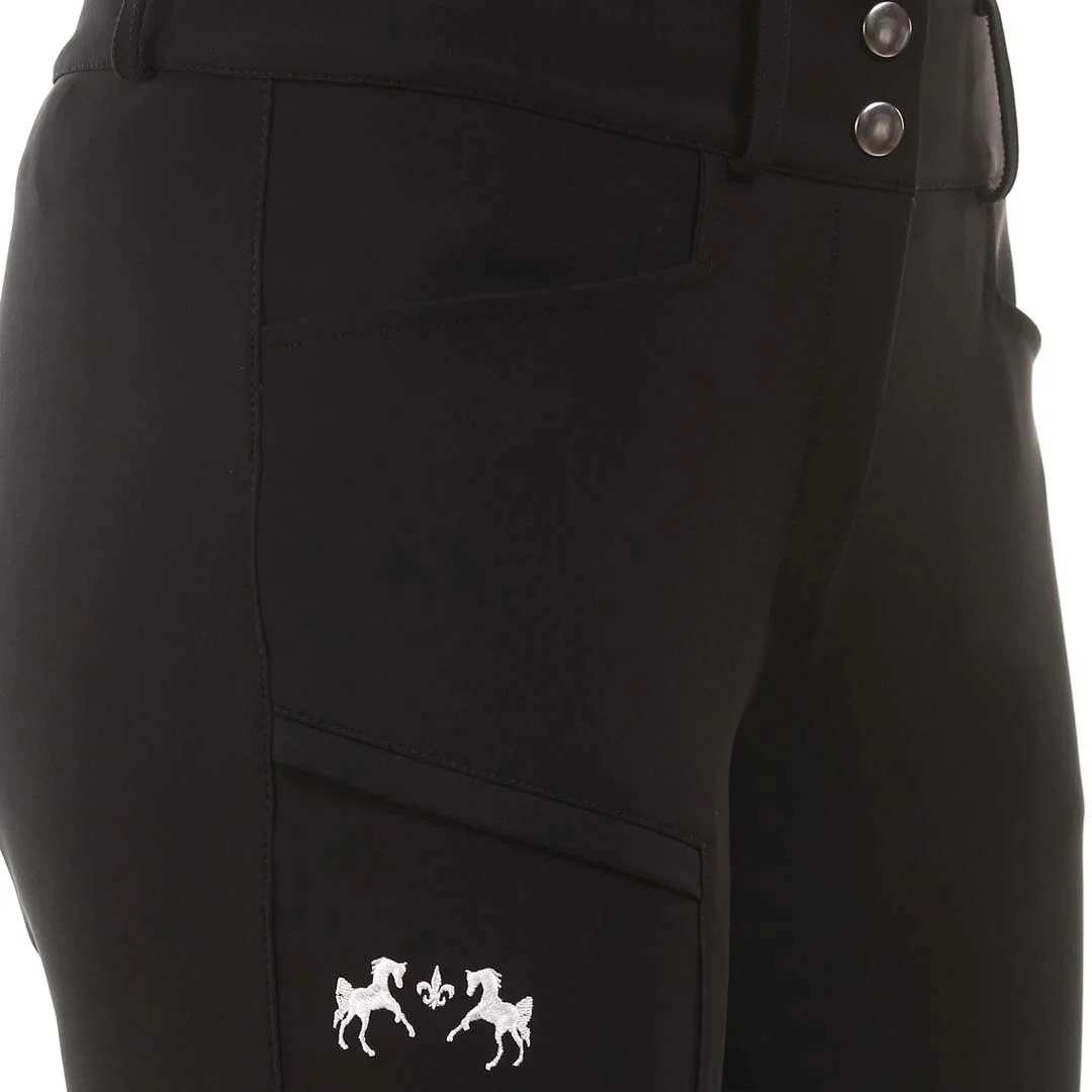 Equine Couture Ladies Techno Extended Knee Patch Breeches - Image 15