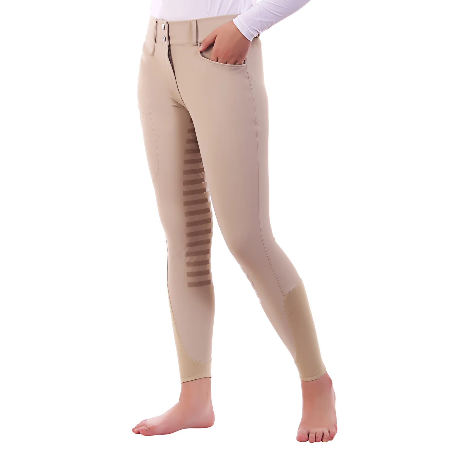 Equine Couture Ladies Techno Extended Knee Patch Breeches - Image 22