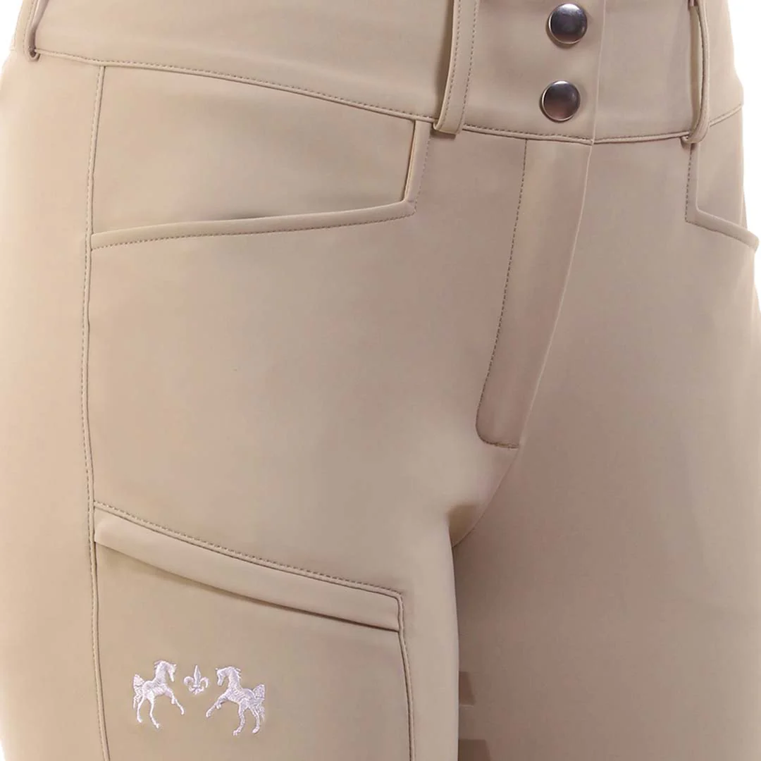 Equine Couture Ladies Techno Extended Knee Patch Breeches - Image 23
