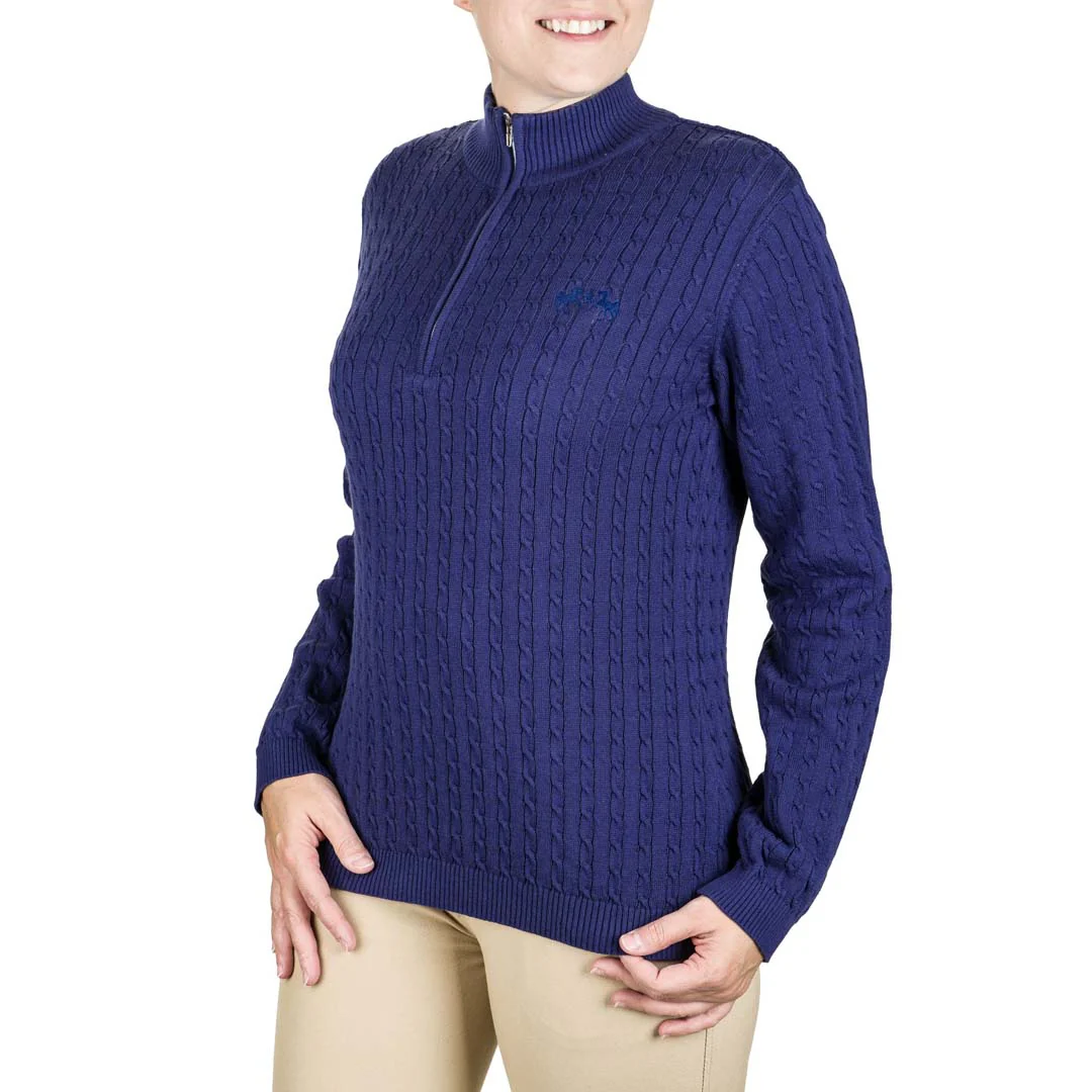 Equine Couture Ladies Zara Cable Knit Sweater - Image 10