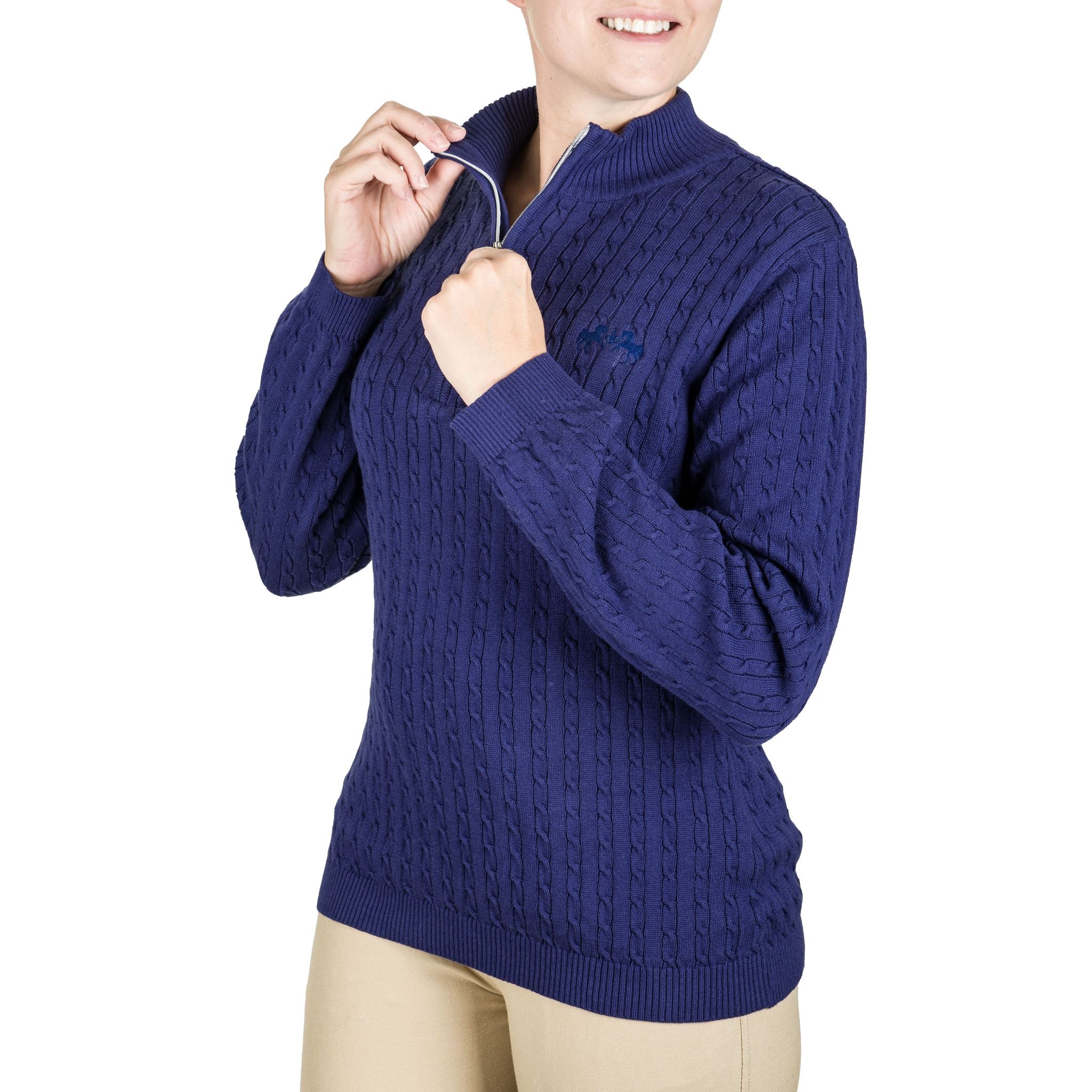 Equine Couture Ladies Zara Cable Knit Sweater - Image 12