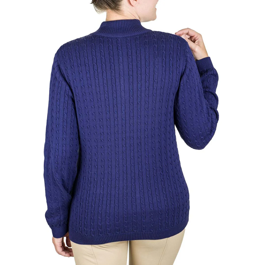 Equine Couture Ladies Zara Cable Knit Sweater - Image 14