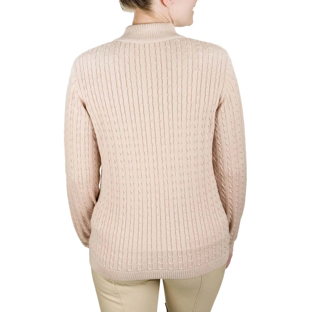 Equine Couture Ladies Zara Cable Knit Sweater - Image 5