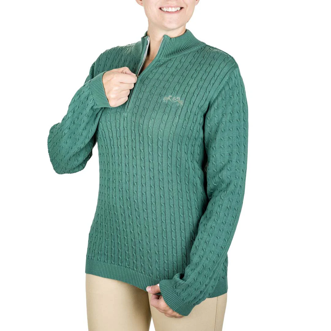 Equine Couture Ladies Zara Cable Knit Sweater - Image 6