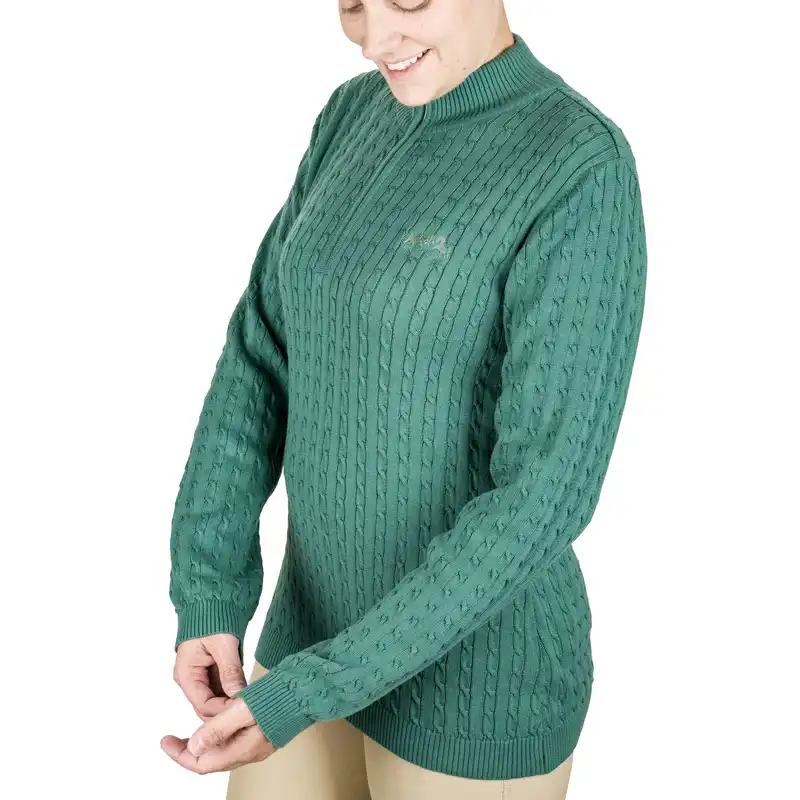 Equine Couture Ladies Zara Cable Knit Sweater - Image 7