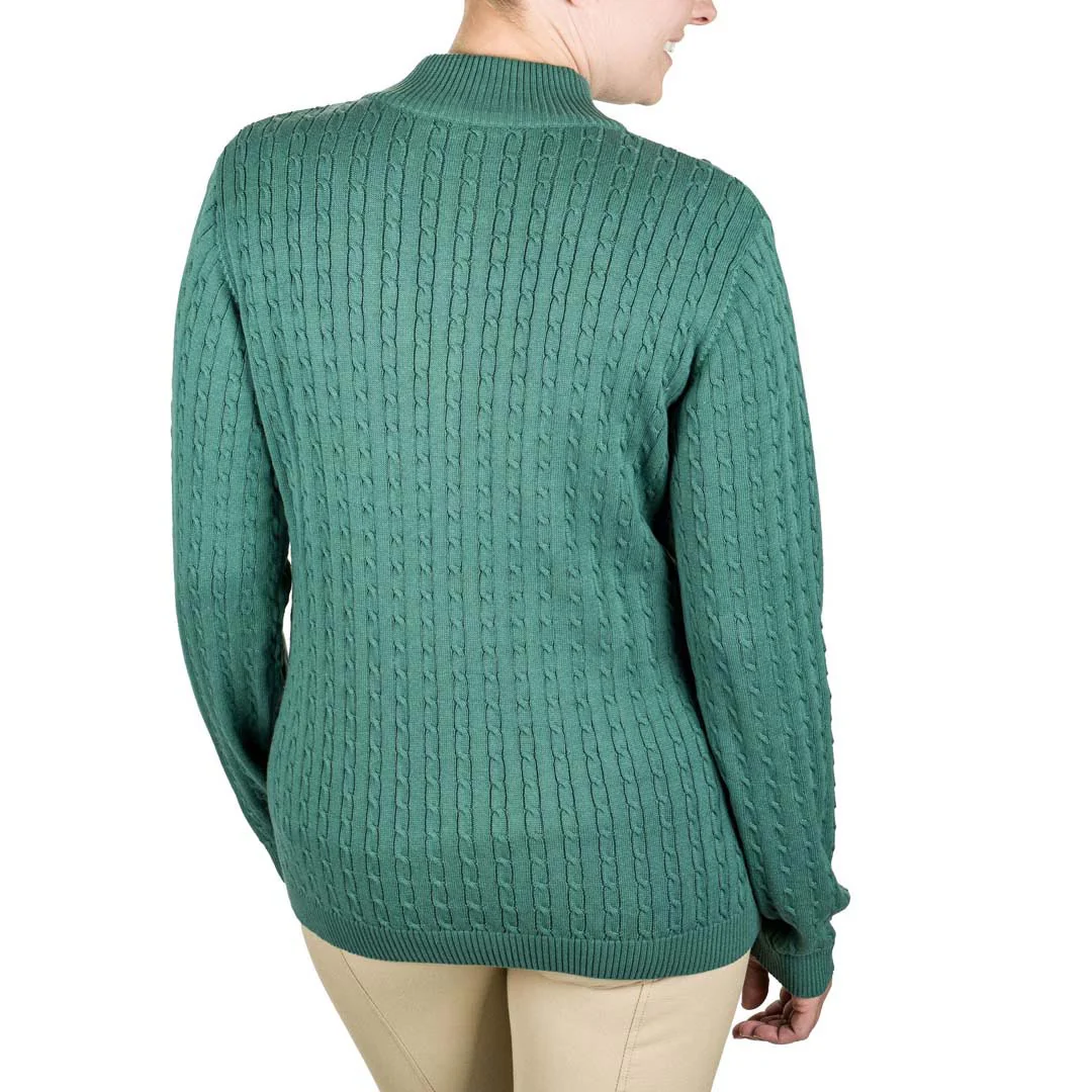 Equine Couture Ladies Zara Cable Knit Sweater - Image 9
