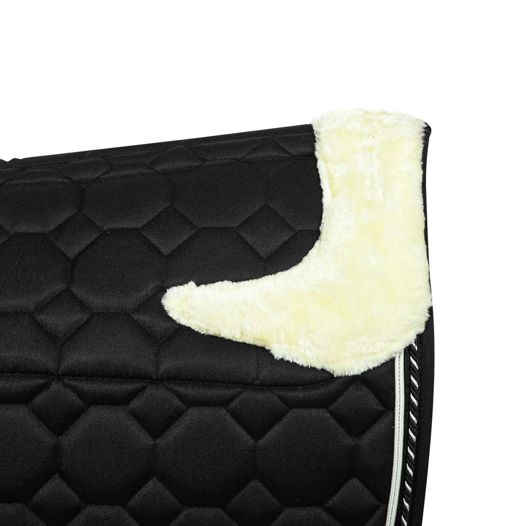 Equine Couture Luxe Saddle Pad with White Sherpa Fleece Lining - Image 12