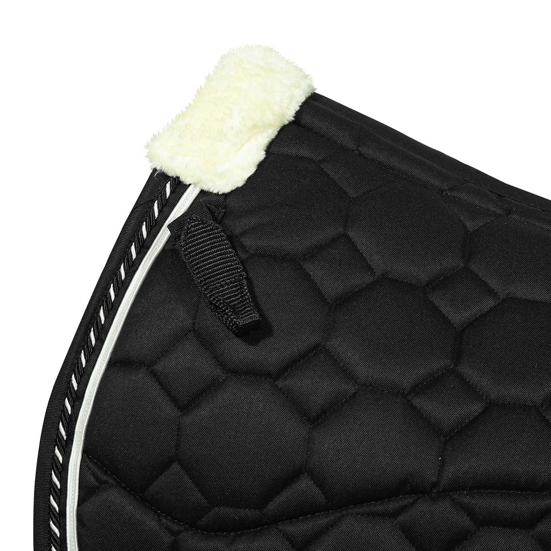 Equine Couture Luxe Saddle Pad with White Sherpa Fleece Lining - Image 13