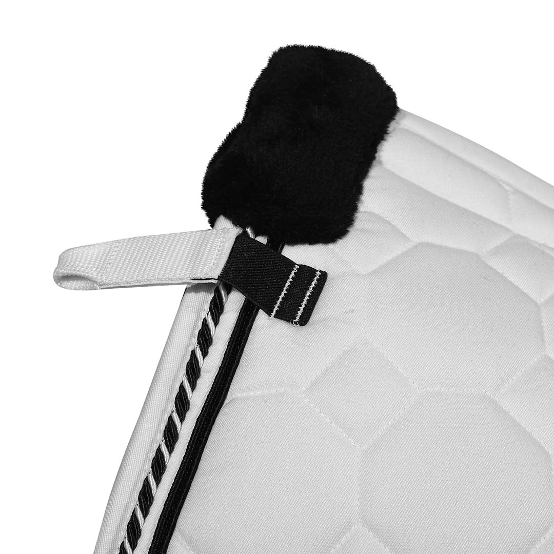 Equine Couture Luxe Saddle Pad with White Sherpa Fleece Lining - Image 5