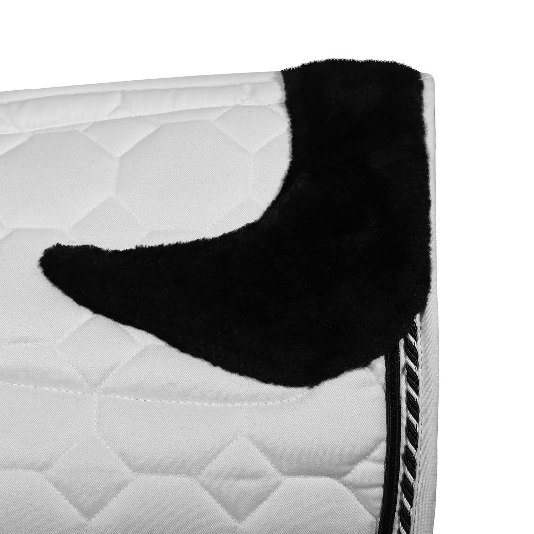 Equine Couture Luxe Saddle Pad with White Sherpa Fleece Lining - Image 6