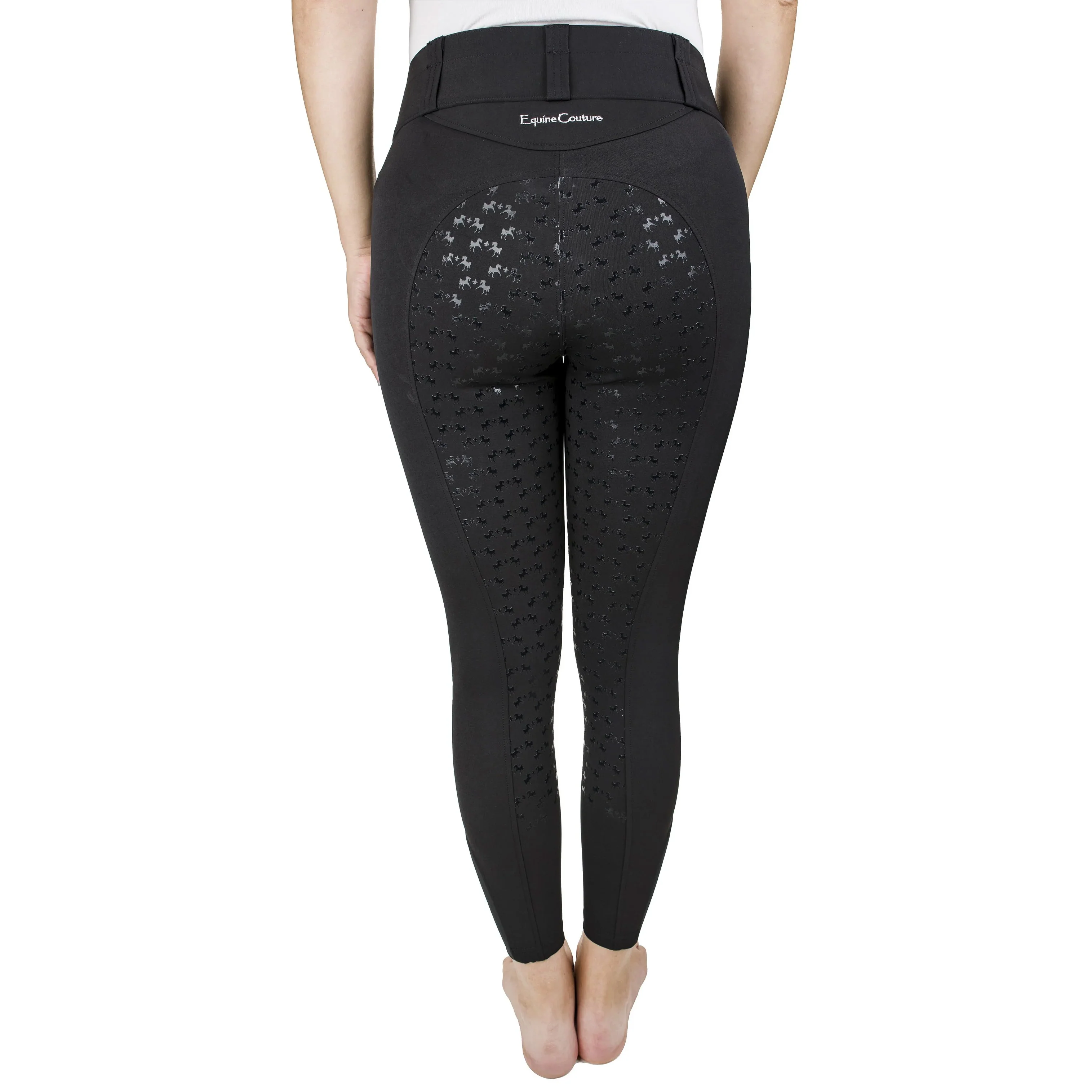 Equine Couture Women Nicole Full Silicone Printed Seat Breeches - Image 2