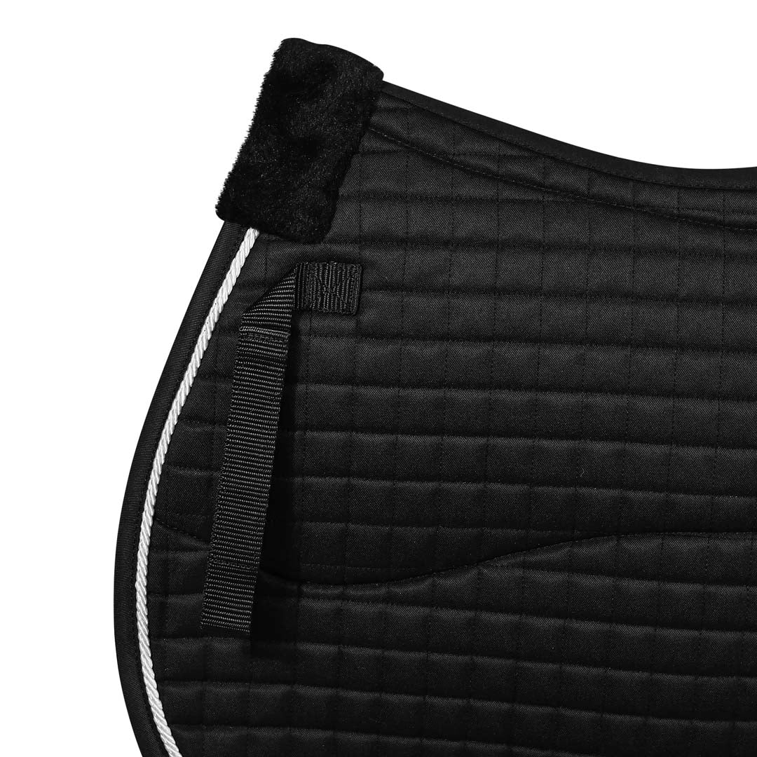 Equine Couture Regal Saddle Pad with White Sherpa Fleece and CoolMax lining - Image 10