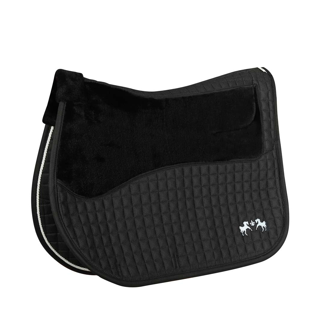 Equine Couture Regal Saddle Pad with White Sherpa Fleece and CoolMax lining - Image 14