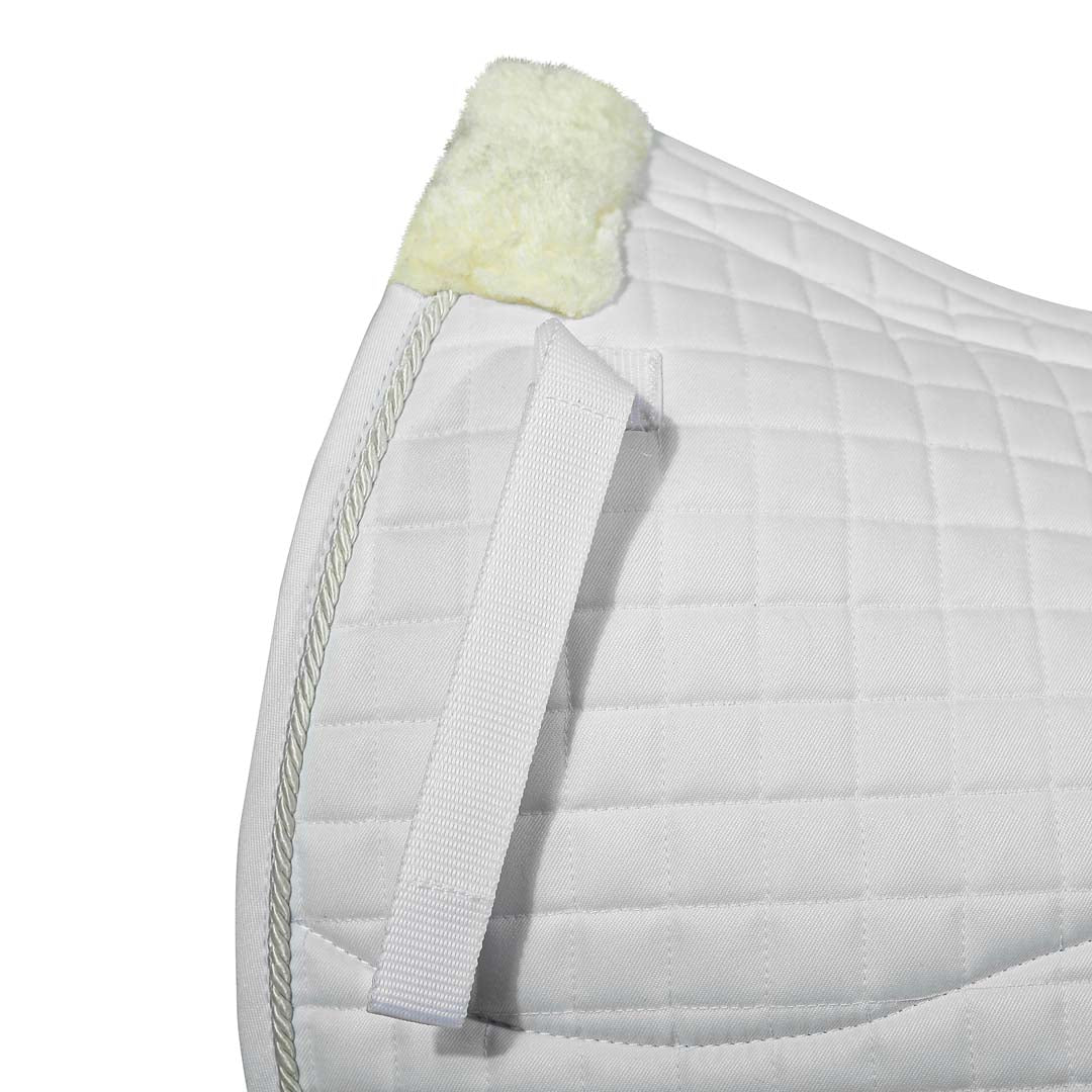 Equine Couture Regal Saddle Pad with White Sherpa Fleece and CoolMax lining - Image 3