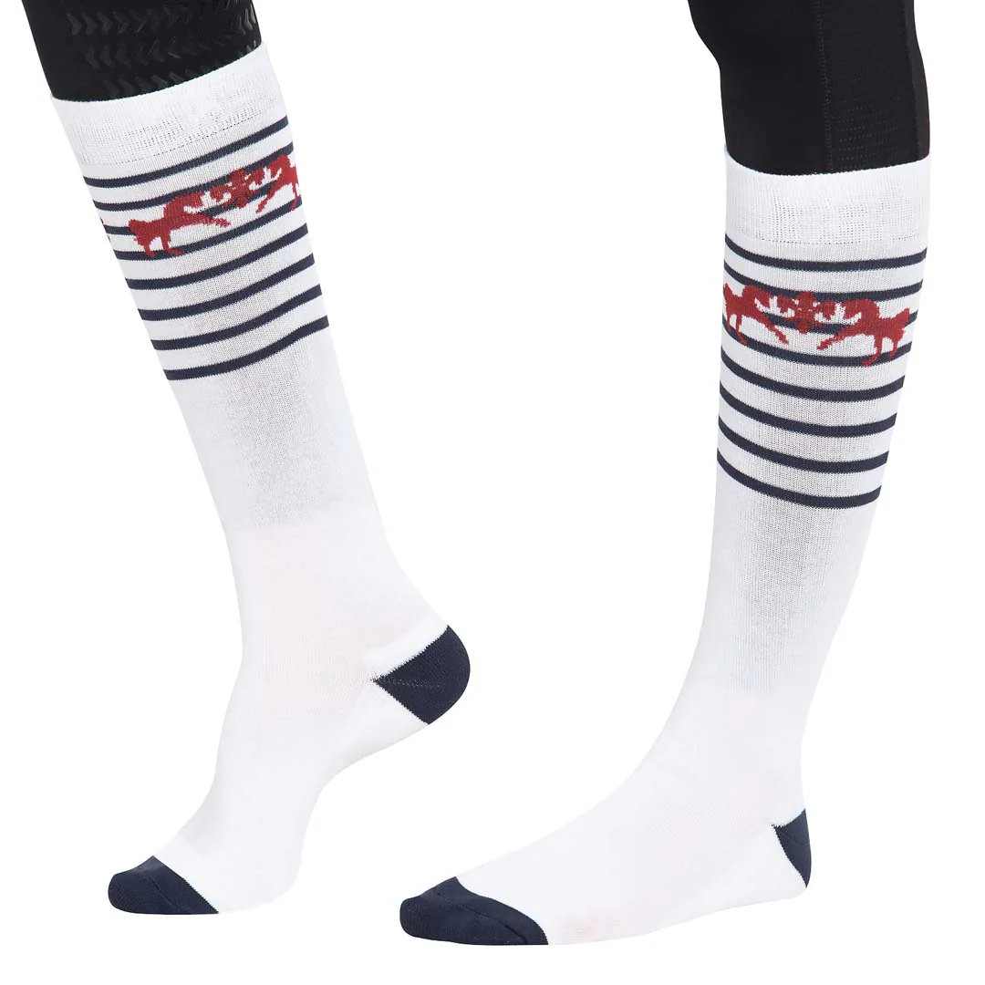 Equine Couture Sam Unisex Knee Hi Socks - 3 Pack - Image 2