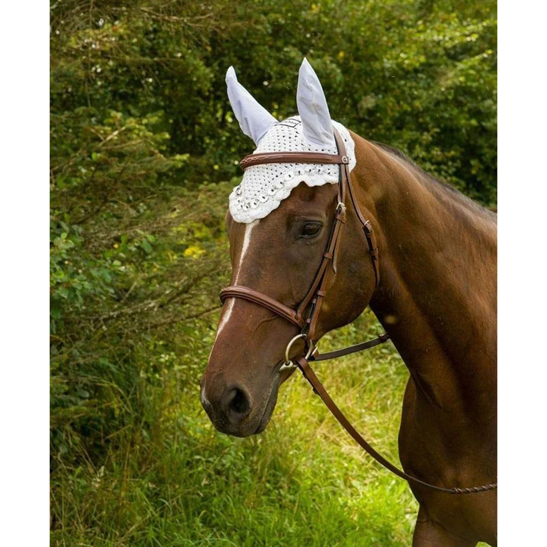 Equine Couture Floral Fly Bonnet - Image 4