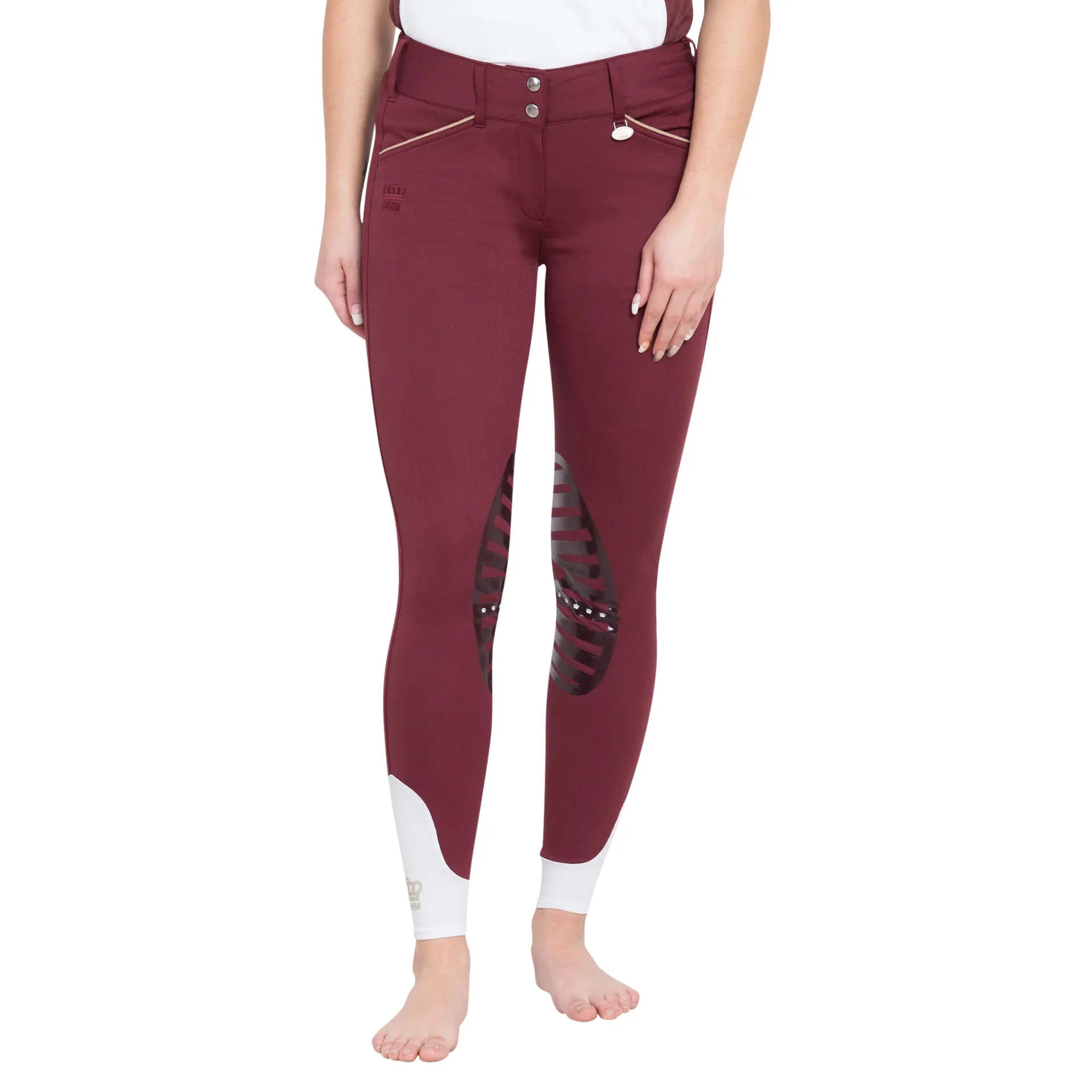 George H Morris Ladies Add Back Silicone Knee Patch Breeches - Image 15