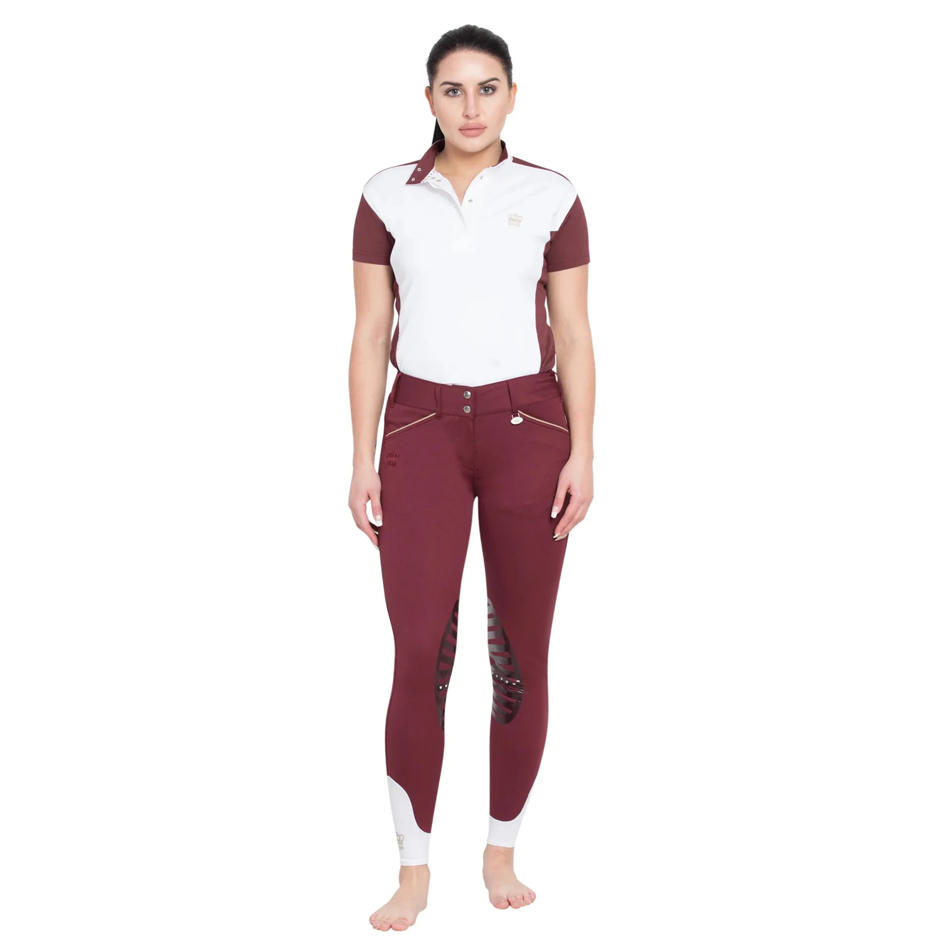 George H Morris Ladies Add Back Silicone Knee Patch Breeches - Image 17