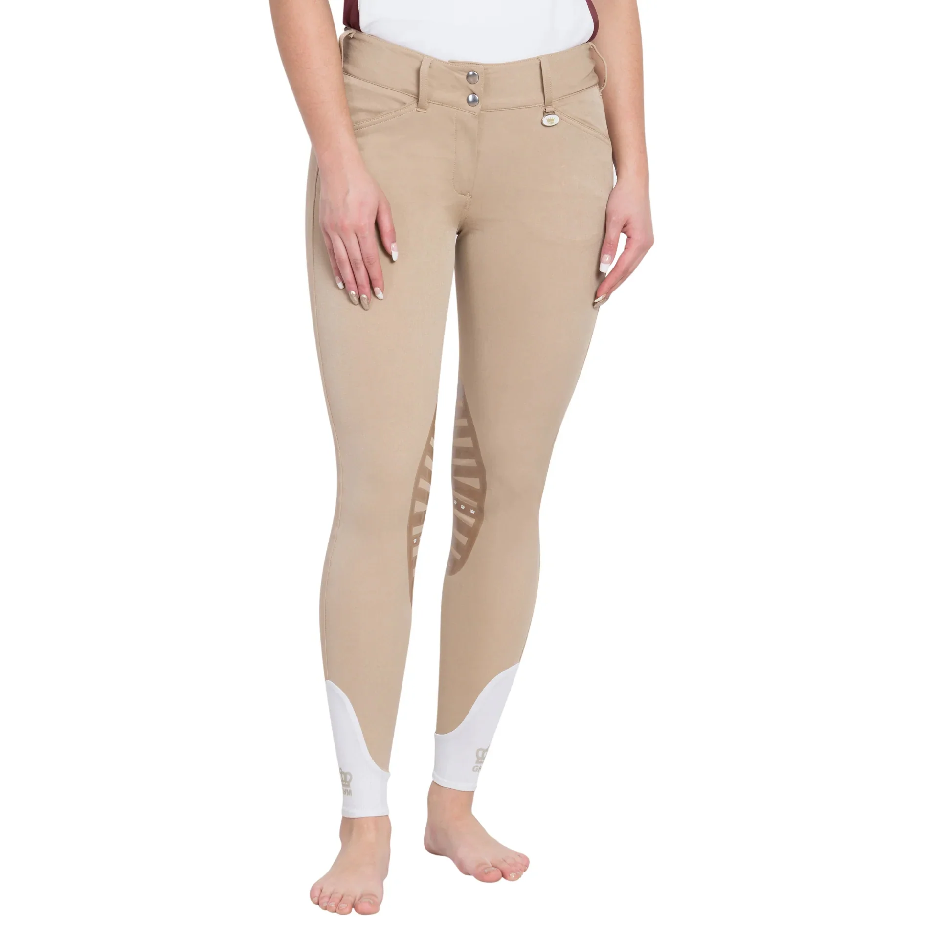 George H Morris Ladies Add Back Silicone Knee Patch Breeches - Image 21
