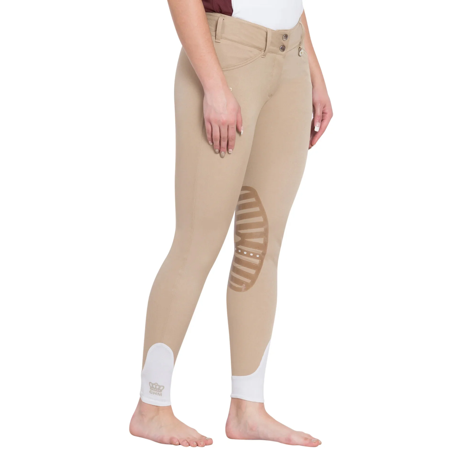 George H Morris Ladies Add Back Silicone Knee Patch Breeches - Image 22