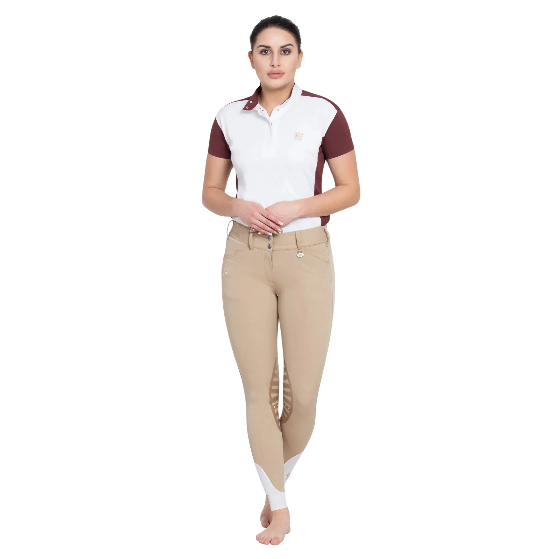 George H Morris Ladies Add Back Silicone Knee Patch Breeches - Image 23