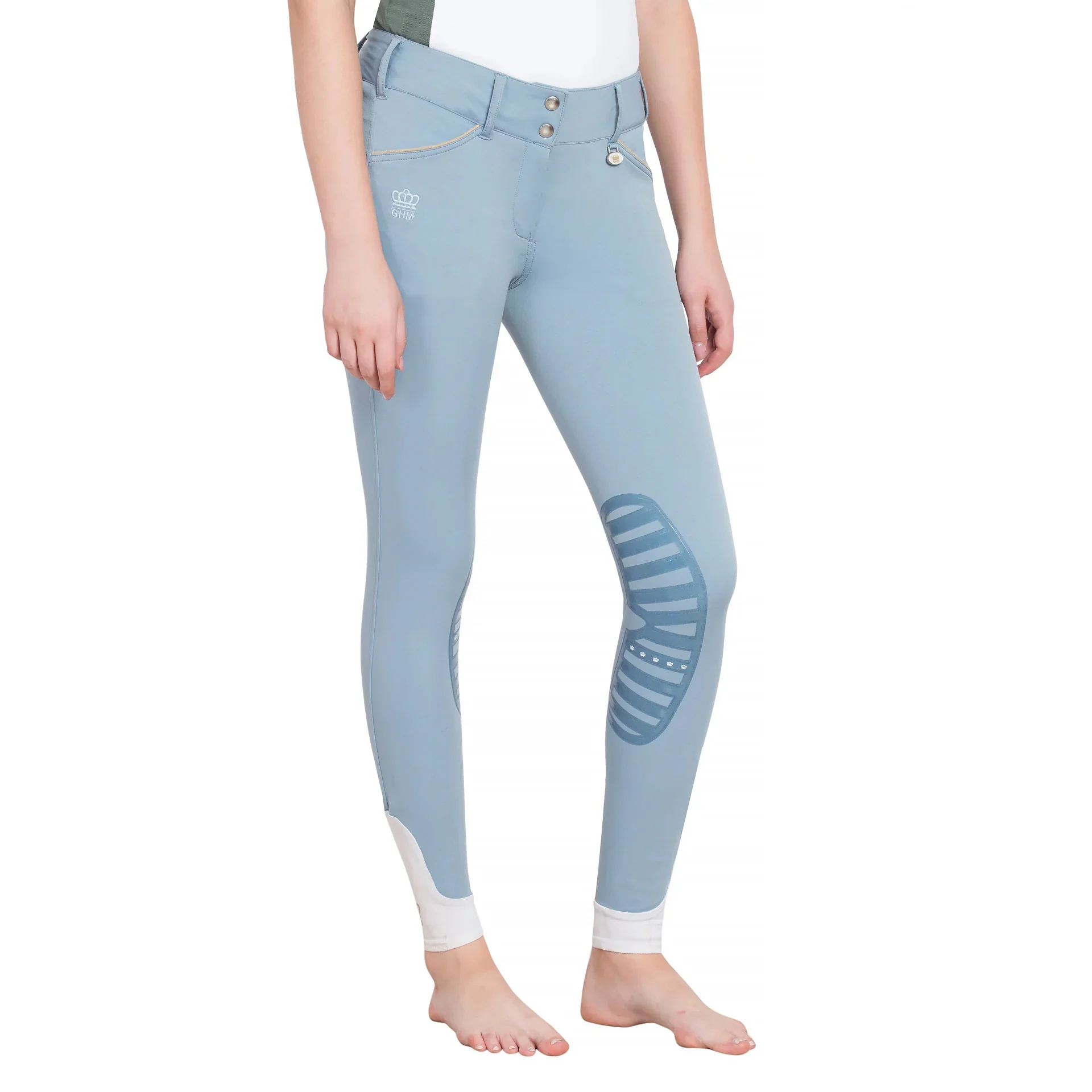 George H Morris Ladies Add Back Silicone Knee Patch Breeches - Image 33