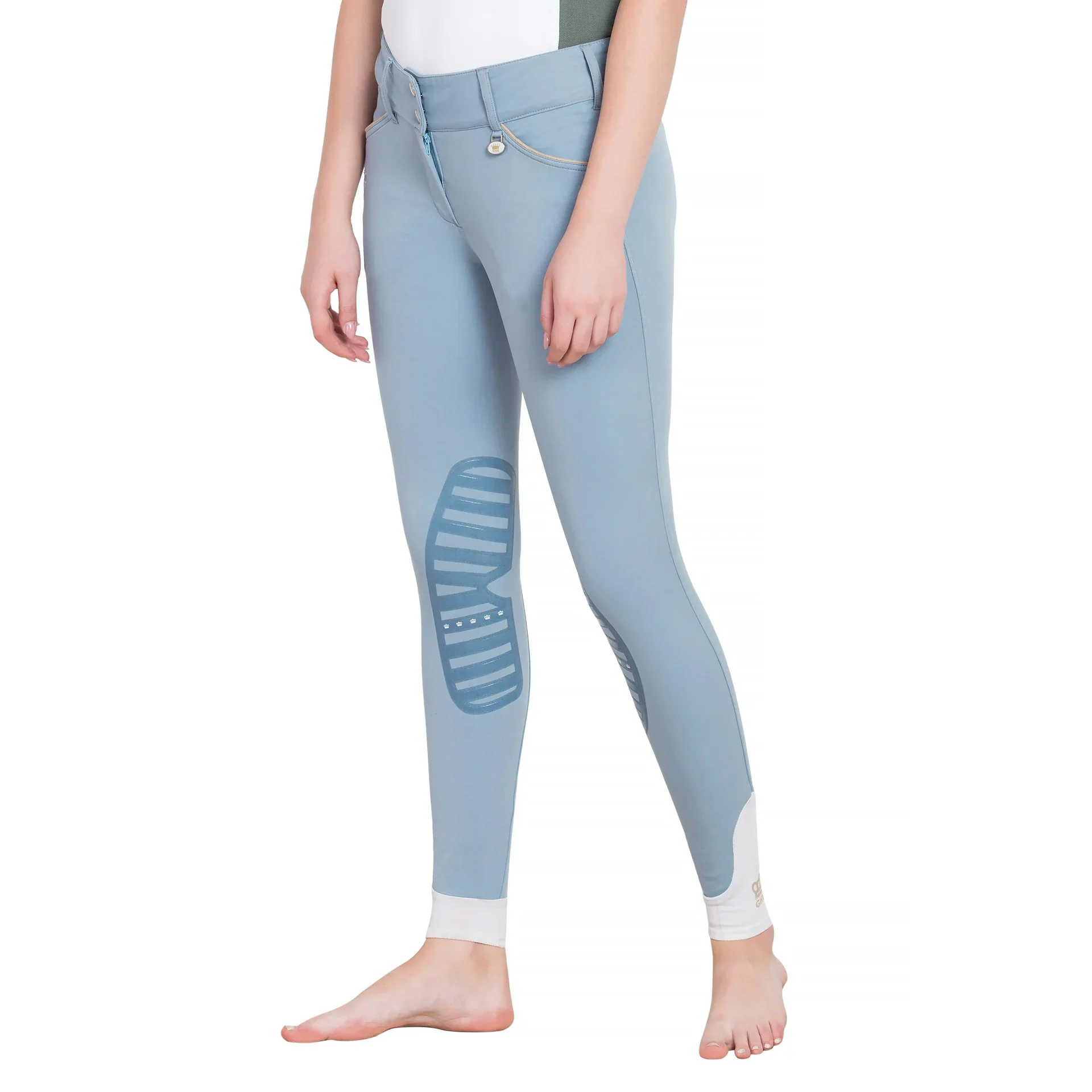 George H Morris Ladies Add Back Silicone Knee Patch Breeches - Image 36