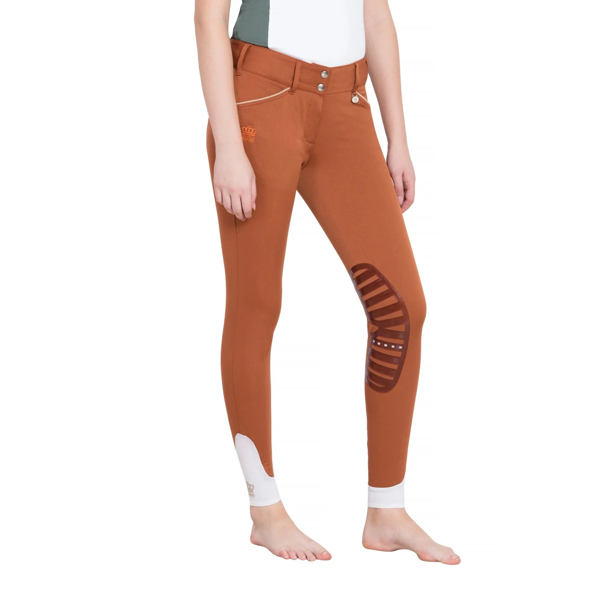 George H Morris Ladies Add Back Silicone Knee Patch Breeches - Image 37